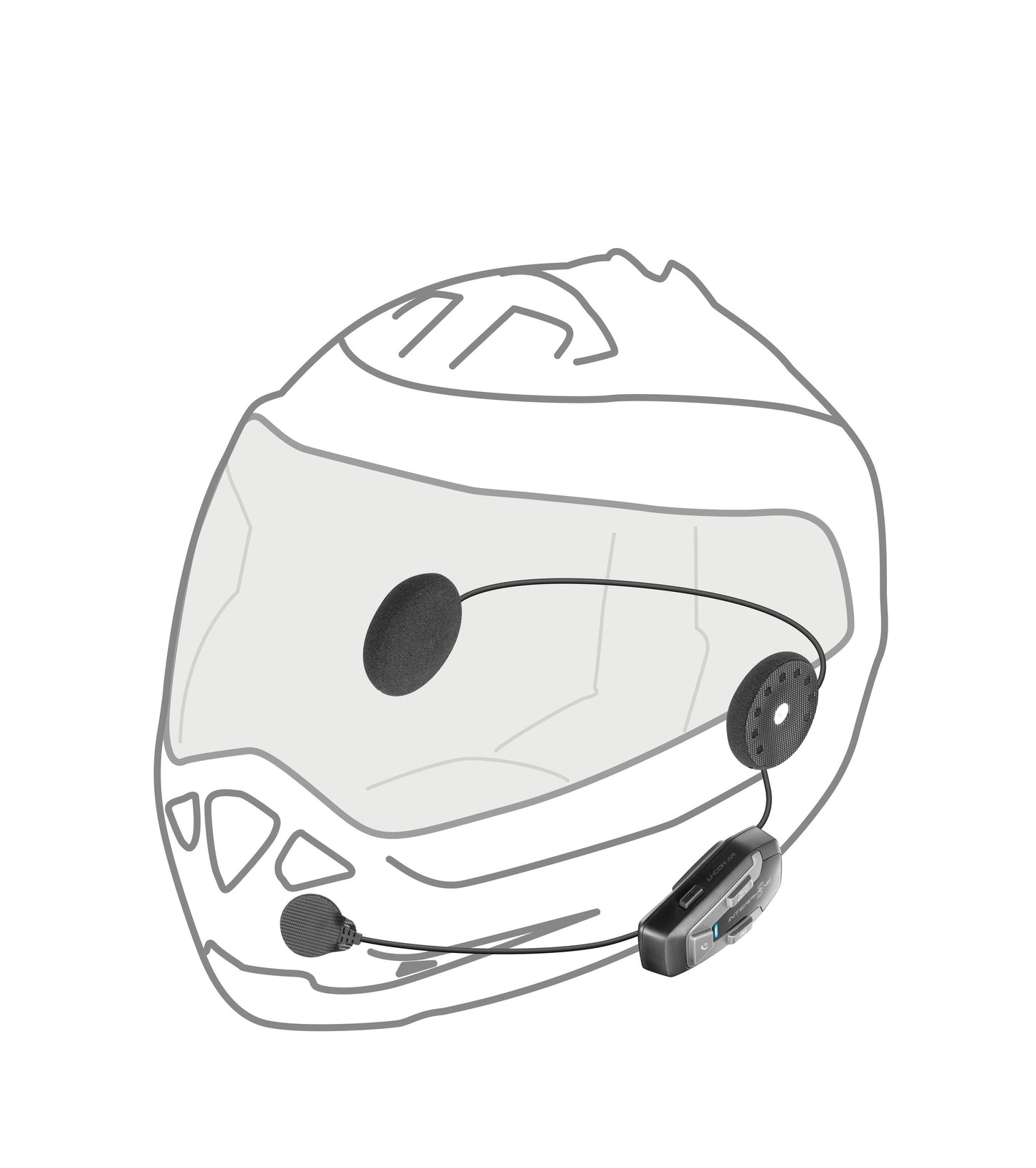 Interfono U-COM 6R cellularline doppio