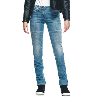 Jeans denim stone slim lady Dainese